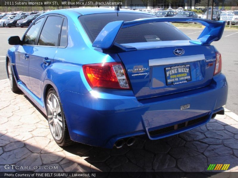 WR Blue Mica / STI  Black/Alcantara 2011 Subaru Impreza WRX STi
