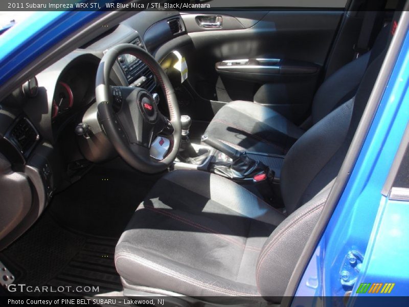 WR Blue Mica / STI  Black/Alcantara 2011 Subaru Impreza WRX STi