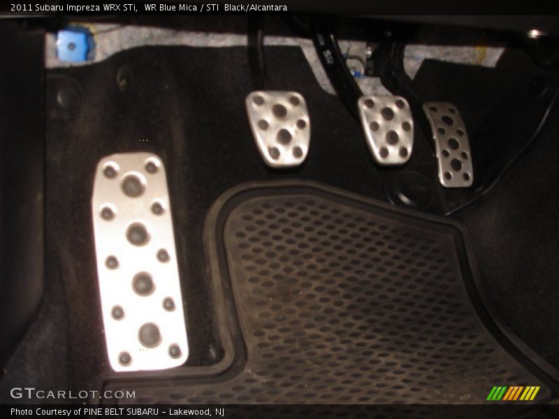 WR Blue Mica / STI  Black/Alcantara 2011 Subaru Impreza WRX STi