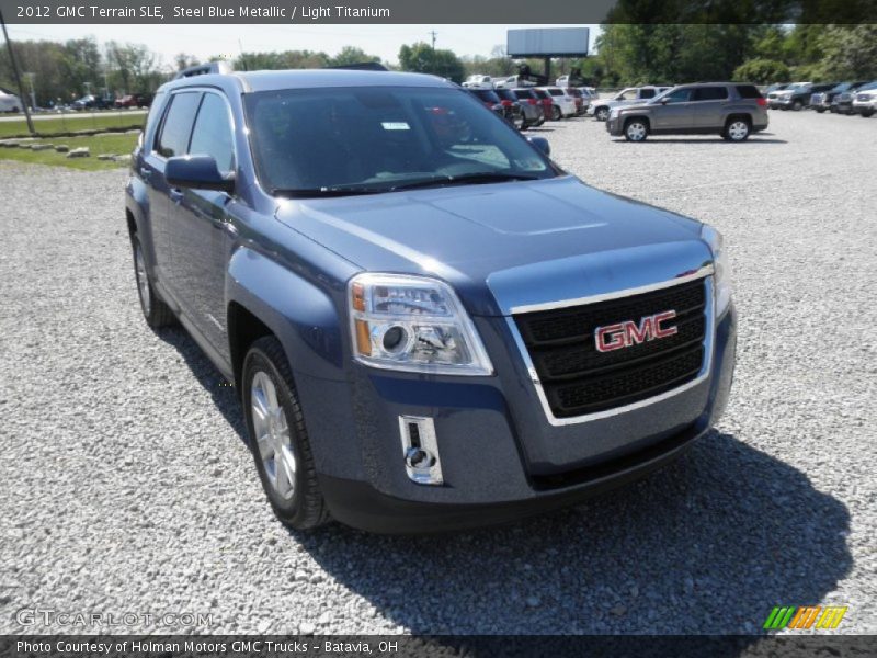 Steel Blue Metallic / Light Titanium 2012 GMC Terrain SLE