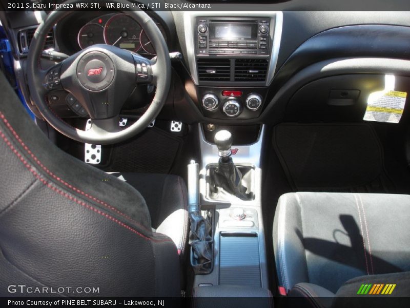 WR Blue Mica / STI  Black/Alcantara 2011 Subaru Impreza WRX STi