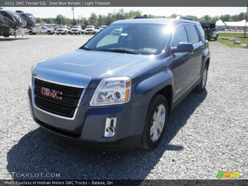 Steel Blue Metallic / Light Titanium 2012 GMC Terrain SLE