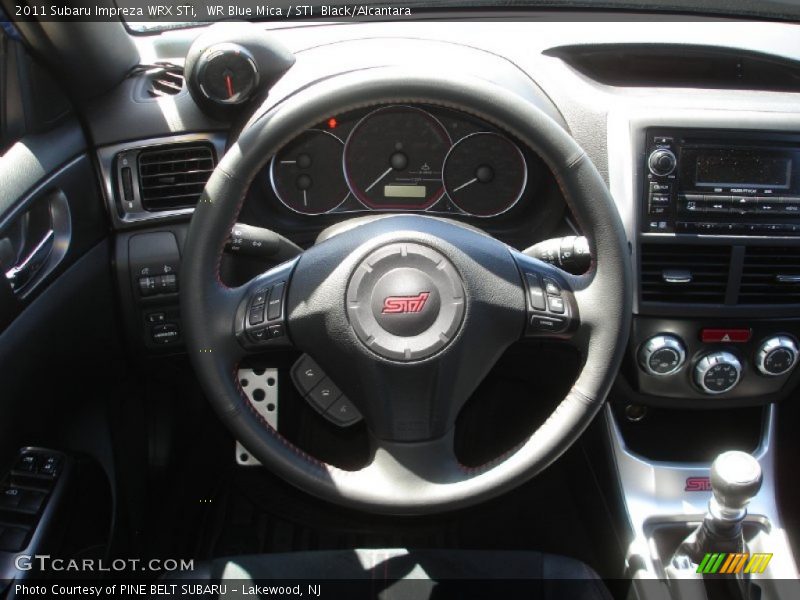 WR Blue Mica / STI  Black/Alcantara 2011 Subaru Impreza WRX STi