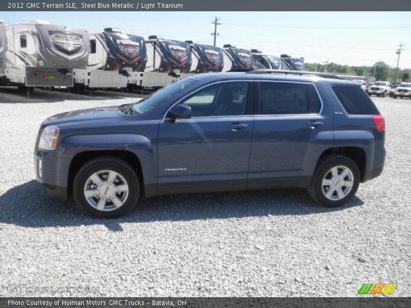 Steel Blue Metallic / Light Titanium 2012 GMC Terrain SLE