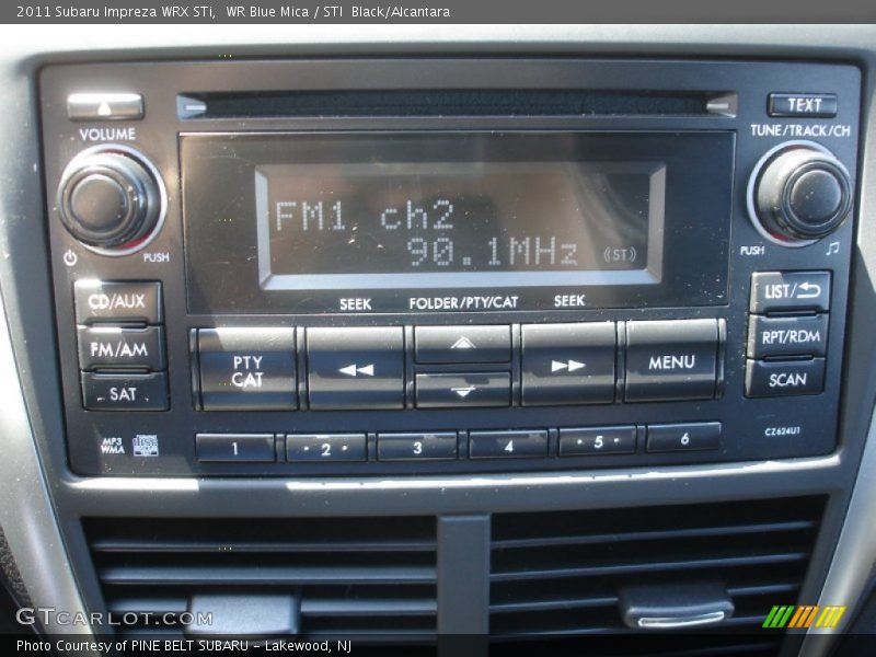 Audio System of 2011 Impreza WRX STi