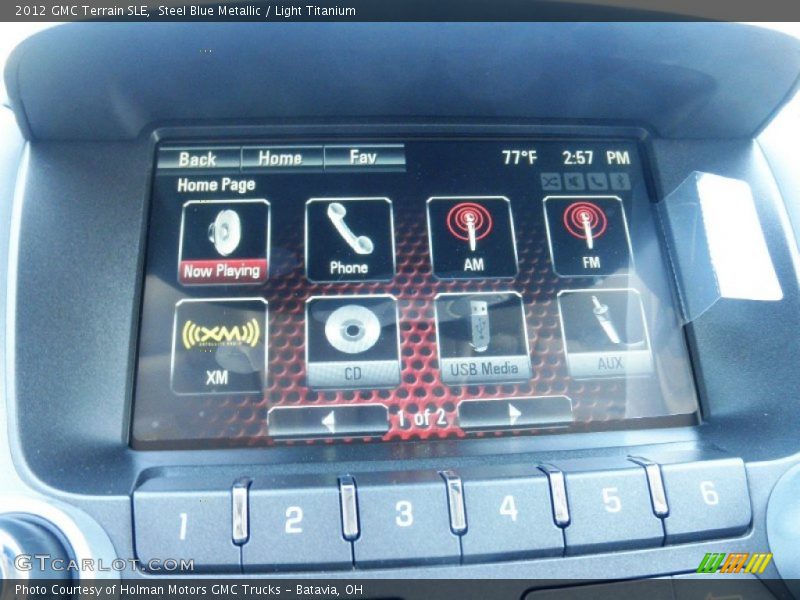 Steel Blue Metallic / Light Titanium 2012 GMC Terrain SLE