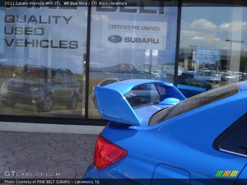 WR Blue Mica / STI  Black/Alcantara 2011 Subaru Impreza WRX STi