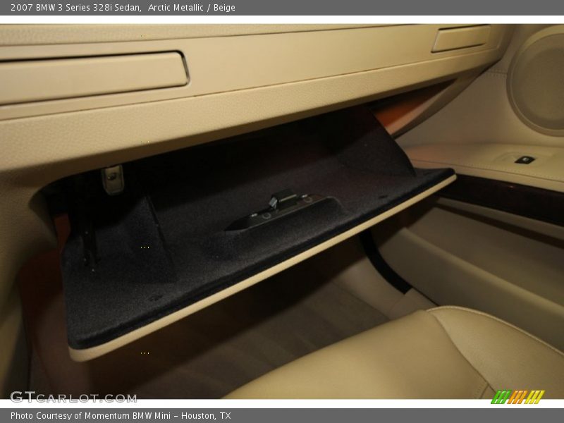 Arctic Metallic / Beige 2007 BMW 3 Series 328i Sedan