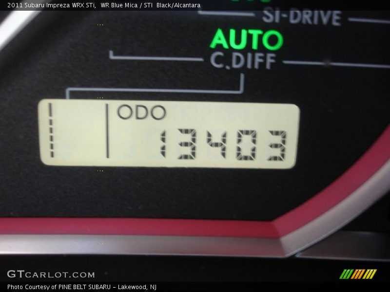 WR Blue Mica / STI  Black/Alcantara 2011 Subaru Impreza WRX STi