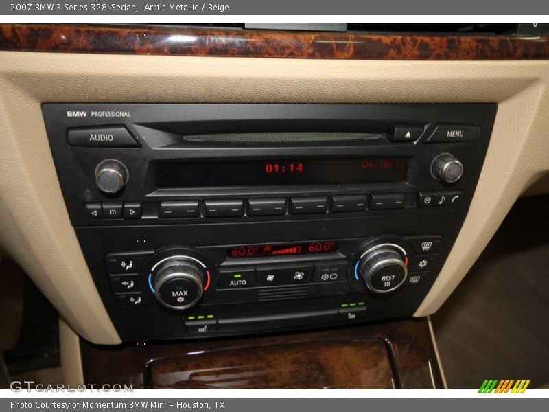 Arctic Metallic / Beige 2007 BMW 3 Series 328i Sedan