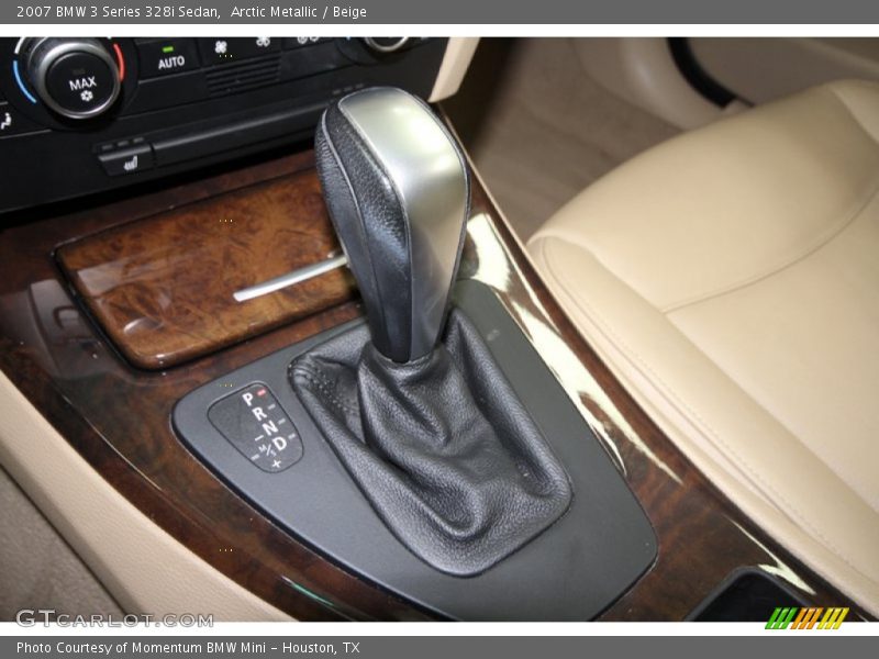Arctic Metallic / Beige 2007 BMW 3 Series 328i Sedan
