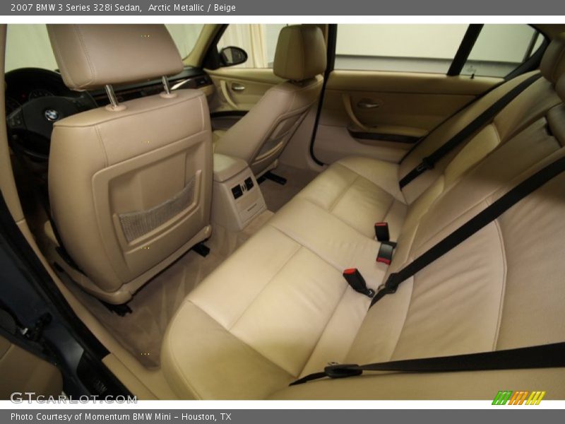 Arctic Metallic / Beige 2007 BMW 3 Series 328i Sedan