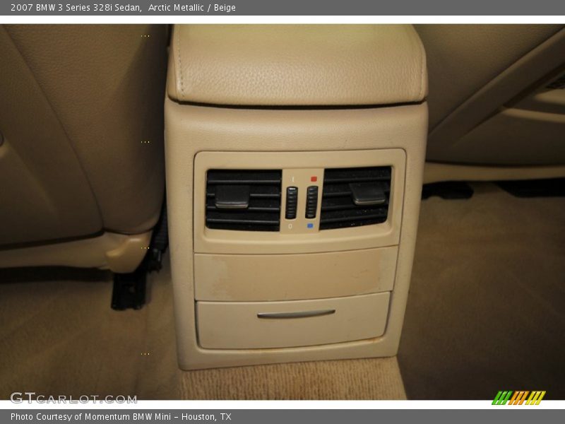 Arctic Metallic / Beige 2007 BMW 3 Series 328i Sedan