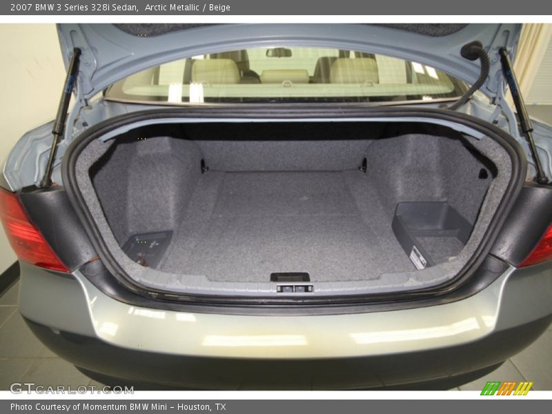 Arctic Metallic / Beige 2007 BMW 3 Series 328i Sedan
