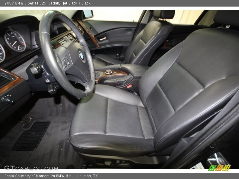 Jet Black / Black 2007 BMW 5 Series 525i Sedan