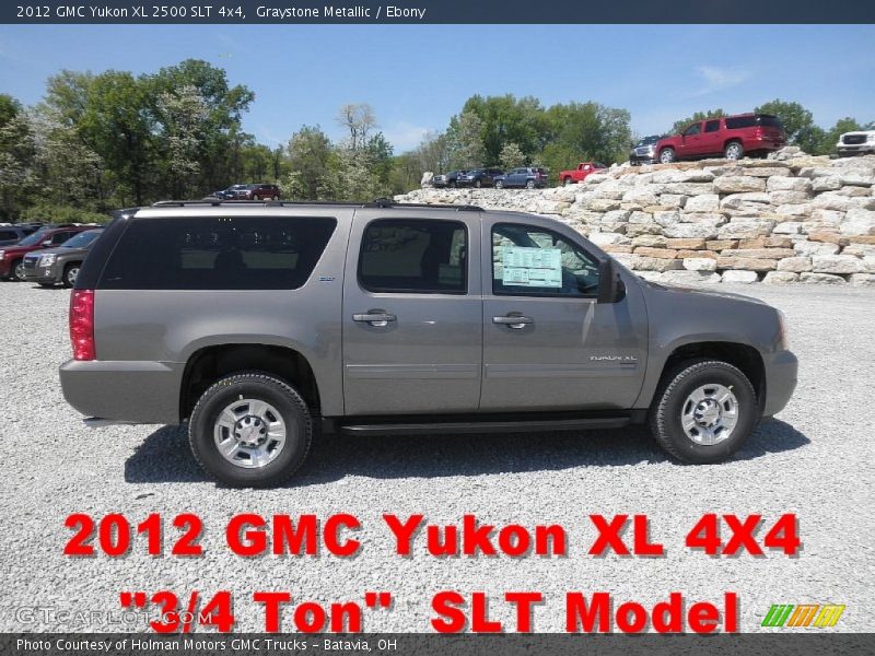 Graystone Metallic / Ebony 2012 GMC Yukon XL 2500 SLT 4x4