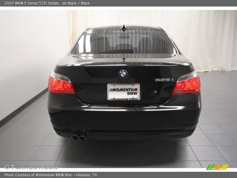 Jet Black / Black 2007 BMW 5 Series 525i Sedan