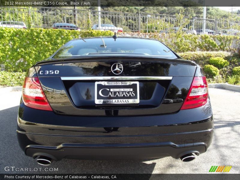 Black / Ash 2012 Mercedes-Benz C 350 Coupe