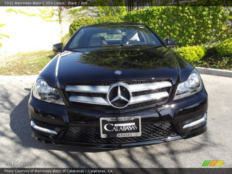 Black / Ash 2012 Mercedes-Benz C 350 Coupe