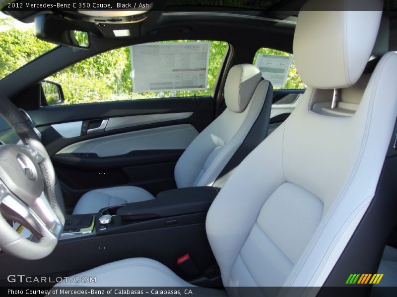 Black / Ash 2012 Mercedes-Benz C 350 Coupe