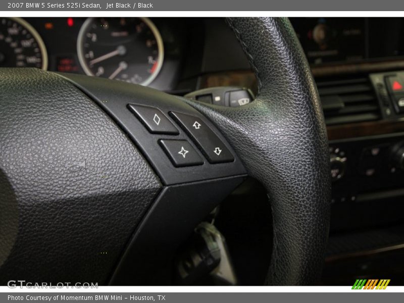 Jet Black / Black 2007 BMW 5 Series 525i Sedan