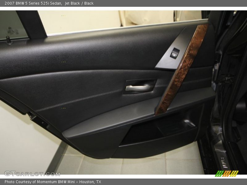 Jet Black / Black 2007 BMW 5 Series 525i Sedan