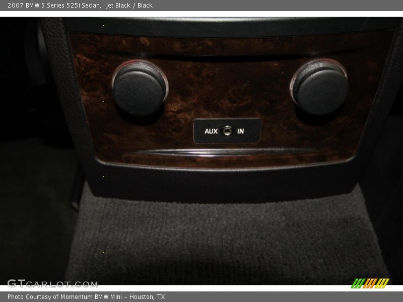 Jet Black / Black 2007 BMW 5 Series 525i Sedan