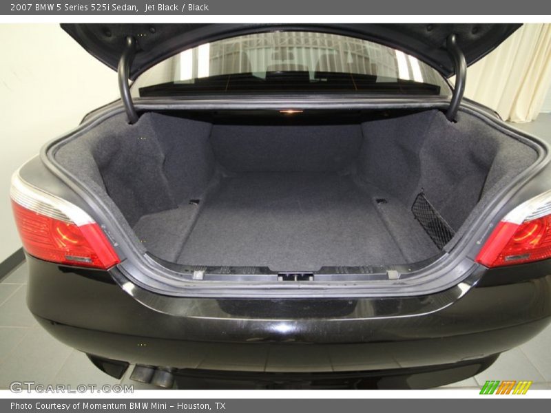 Jet Black / Black 2007 BMW 5 Series 525i Sedan