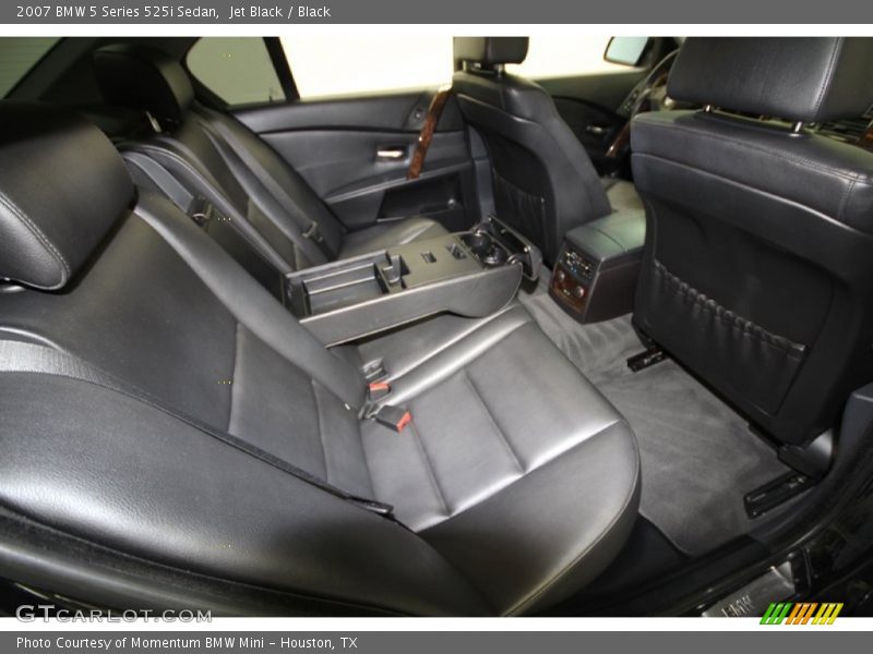 Jet Black / Black 2007 BMW 5 Series 525i Sedan