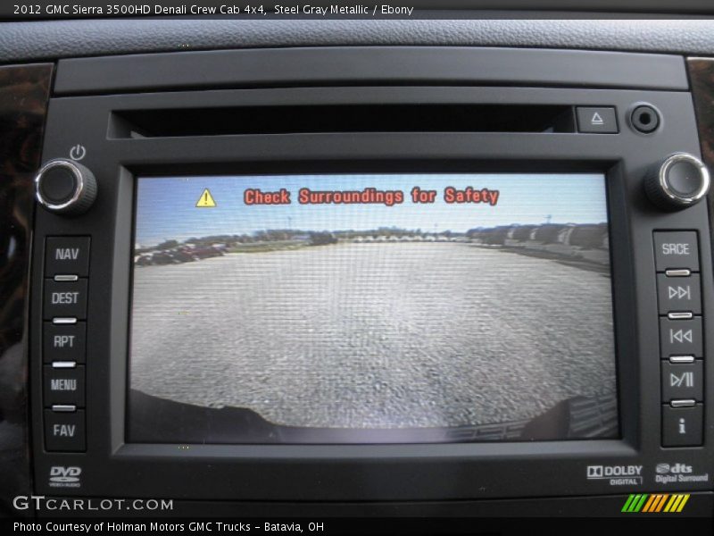 Steel Gray Metallic / Ebony 2012 GMC Sierra 3500HD Denali Crew Cab 4x4