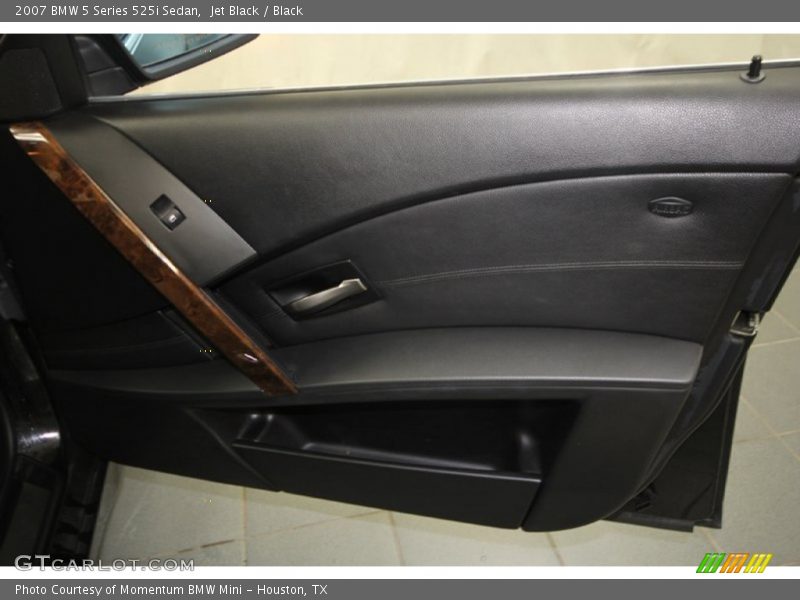 Jet Black / Black 2007 BMW 5 Series 525i Sedan