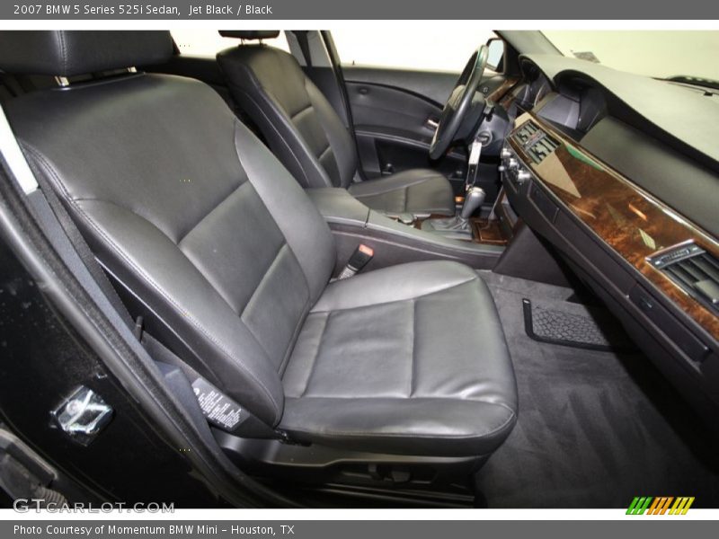Jet Black / Black 2007 BMW 5 Series 525i Sedan