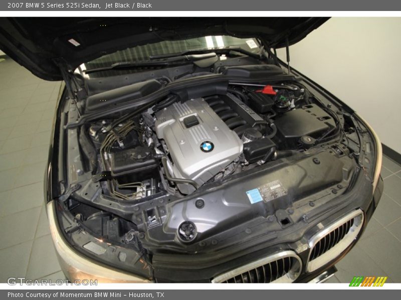 Jet Black / Black 2007 BMW 5 Series 525i Sedan