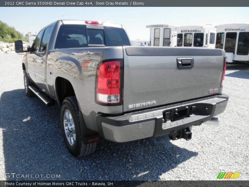 Steel Gray Metallic / Ebony 2012 GMC Sierra 3500HD Denali Crew Cab 4x4