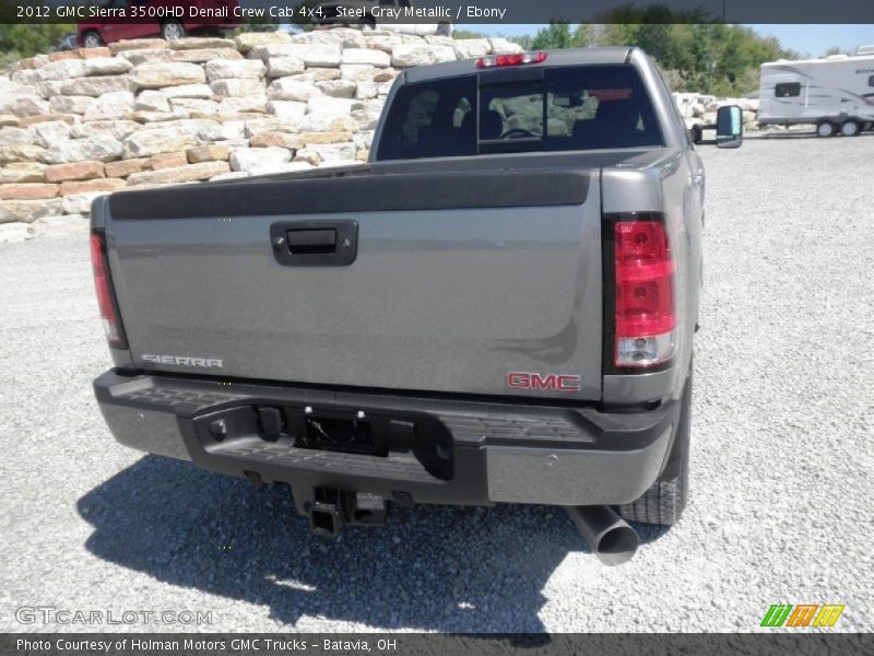 Steel Gray Metallic / Ebony 2012 GMC Sierra 3500HD Denali Crew Cab 4x4