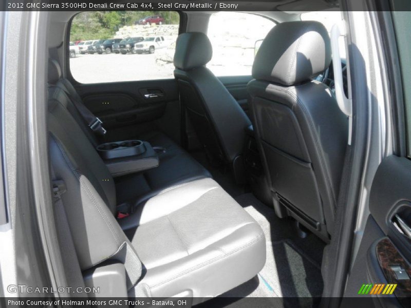 Steel Gray Metallic / Ebony 2012 GMC Sierra 3500HD Denali Crew Cab 4x4