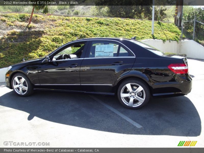 Black / Black 2012 Mercedes-Benz E 350 Sedan