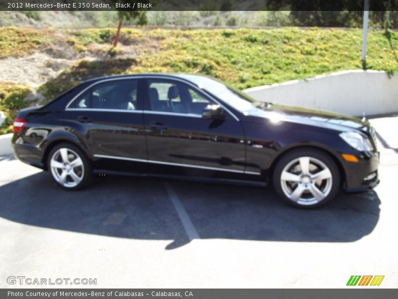 Black / Black 2012 Mercedes-Benz E 350 Sedan