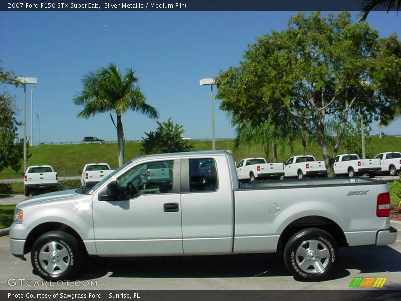 Silver Metallic / Medium Flint 2007 Ford F150 STX SuperCab
