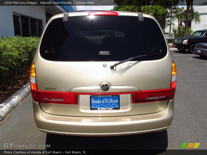 Harvest Gold Metallic / Golden Mink 1999 Mercury Villager