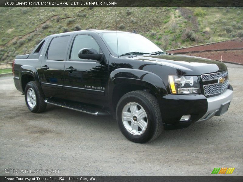 Dark Blue Metallic / Ebony 2009 Chevrolet Avalanche Z71 4x4