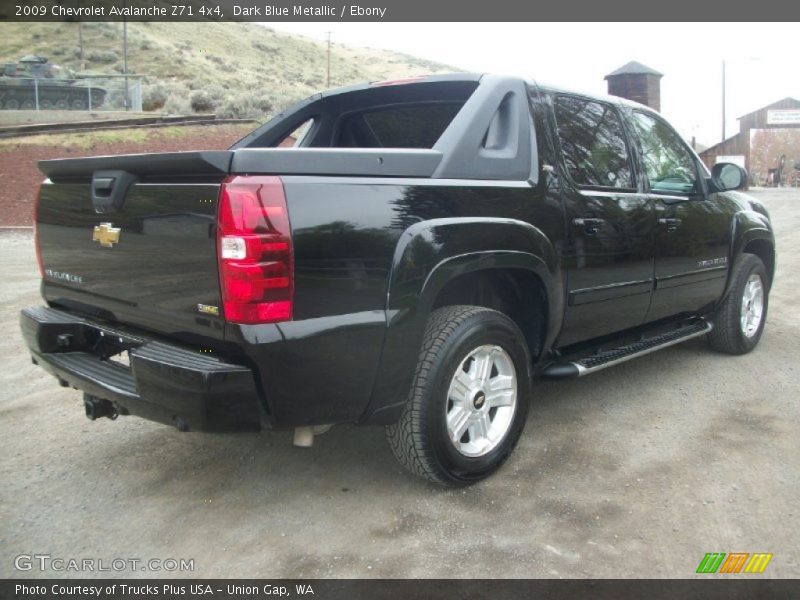 Dark Blue Metallic / Ebony 2009 Chevrolet Avalanche Z71 4x4