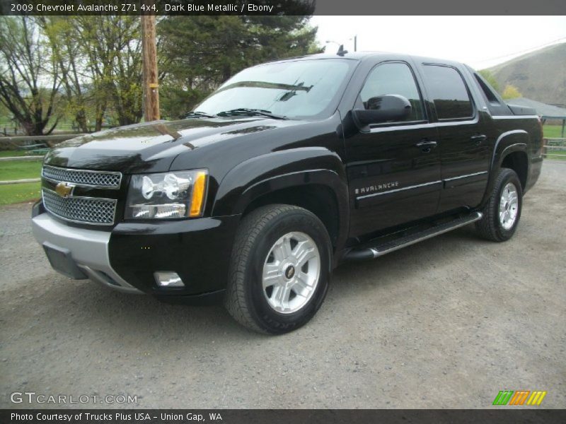 Dark Blue Metallic / Ebony 2009 Chevrolet Avalanche Z71 4x4