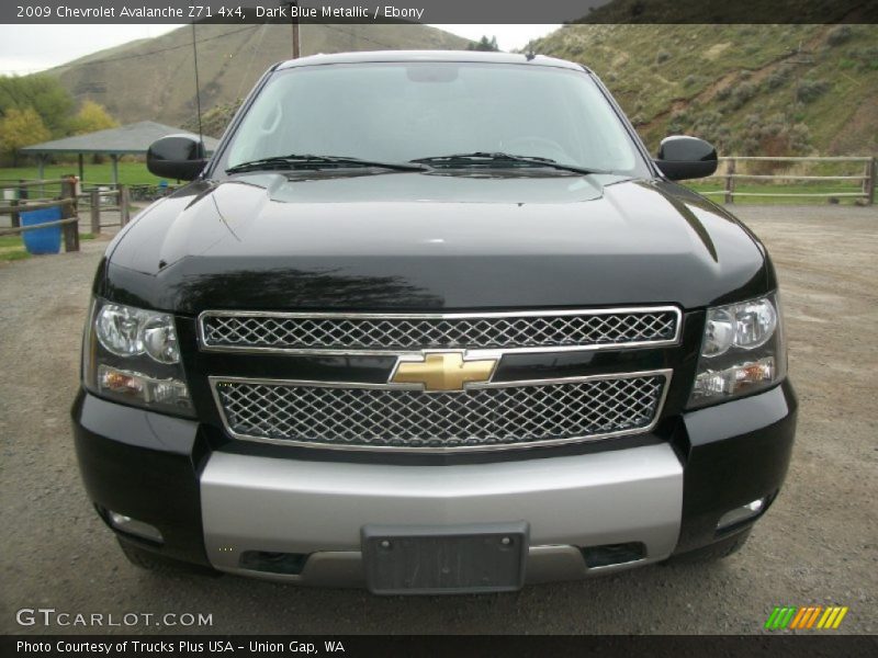 Dark Blue Metallic / Ebony 2009 Chevrolet Avalanche Z71 4x4