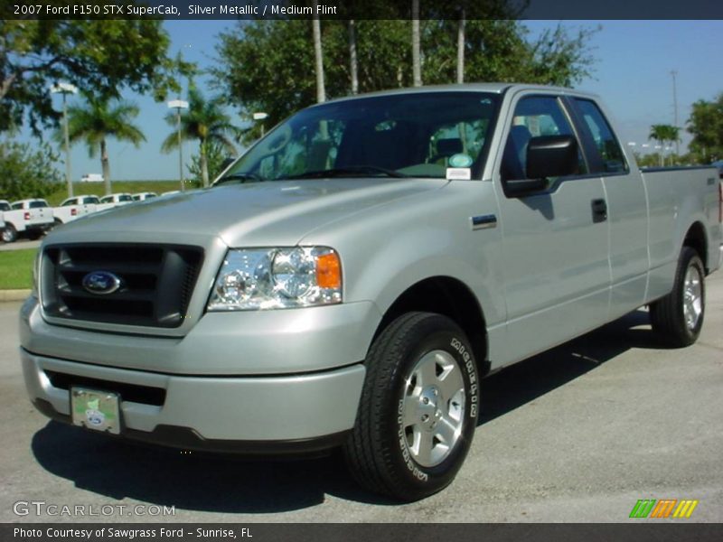 Silver Metallic / Medium Flint 2007 Ford F150 STX SuperCab