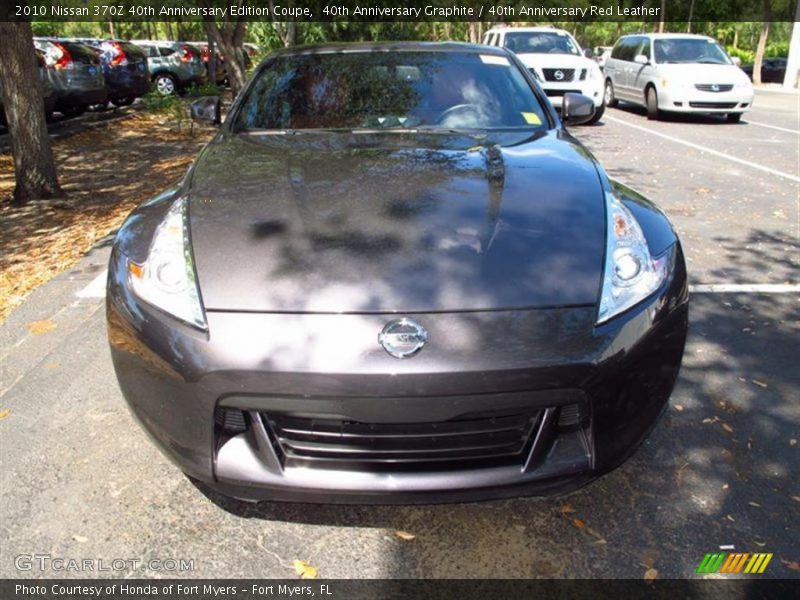 40th Anniversary Graphite / 40th Anniversary Red Leather 2010 Nissan 370Z 40th Anniversary Edition Coupe