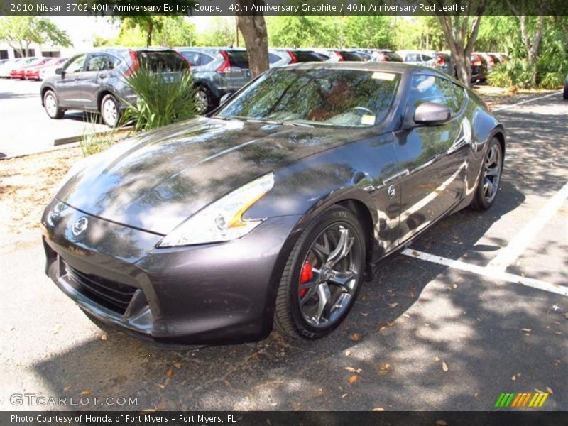 40th Anniversary Graphite / 40th Anniversary Red Leather 2010 Nissan 370Z 40th Anniversary Edition Coupe