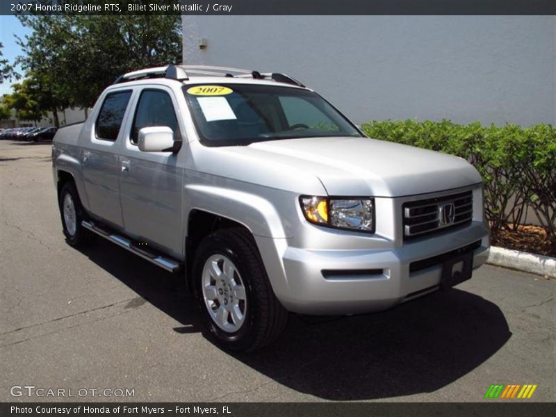 Billet Silver Metallic / Gray 2007 Honda Ridgeline RTS