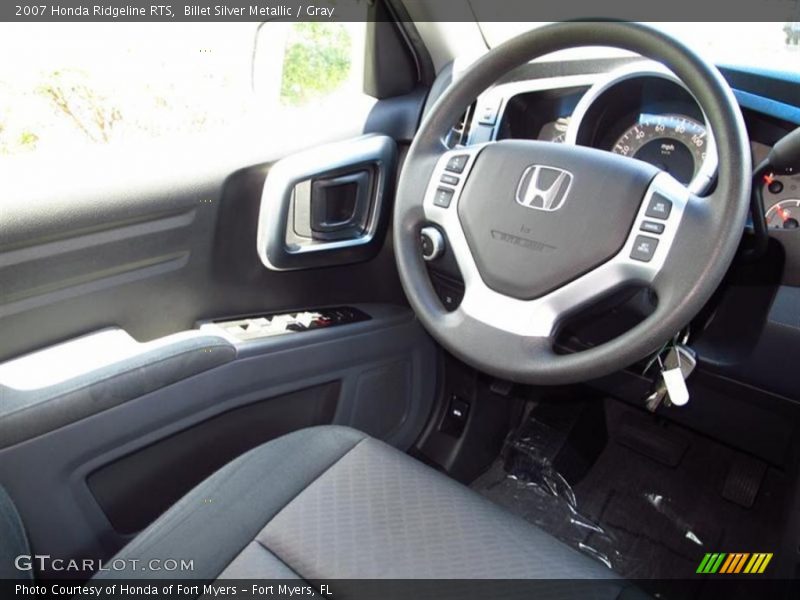 Billet Silver Metallic / Gray 2007 Honda Ridgeline RTS