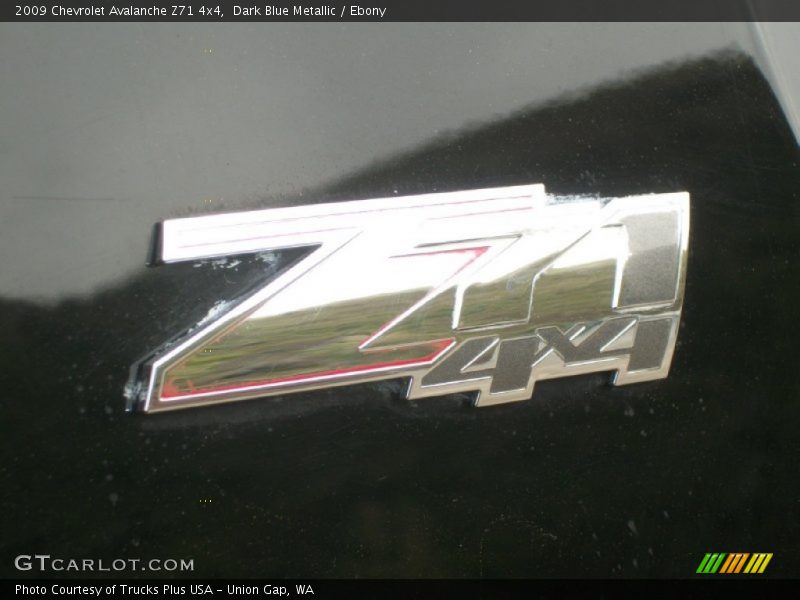 Dark Blue Metallic / Ebony 2009 Chevrolet Avalanche Z71 4x4